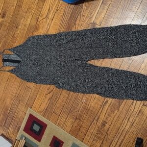 Dress Forum Monochrome Floral Jumpsuit